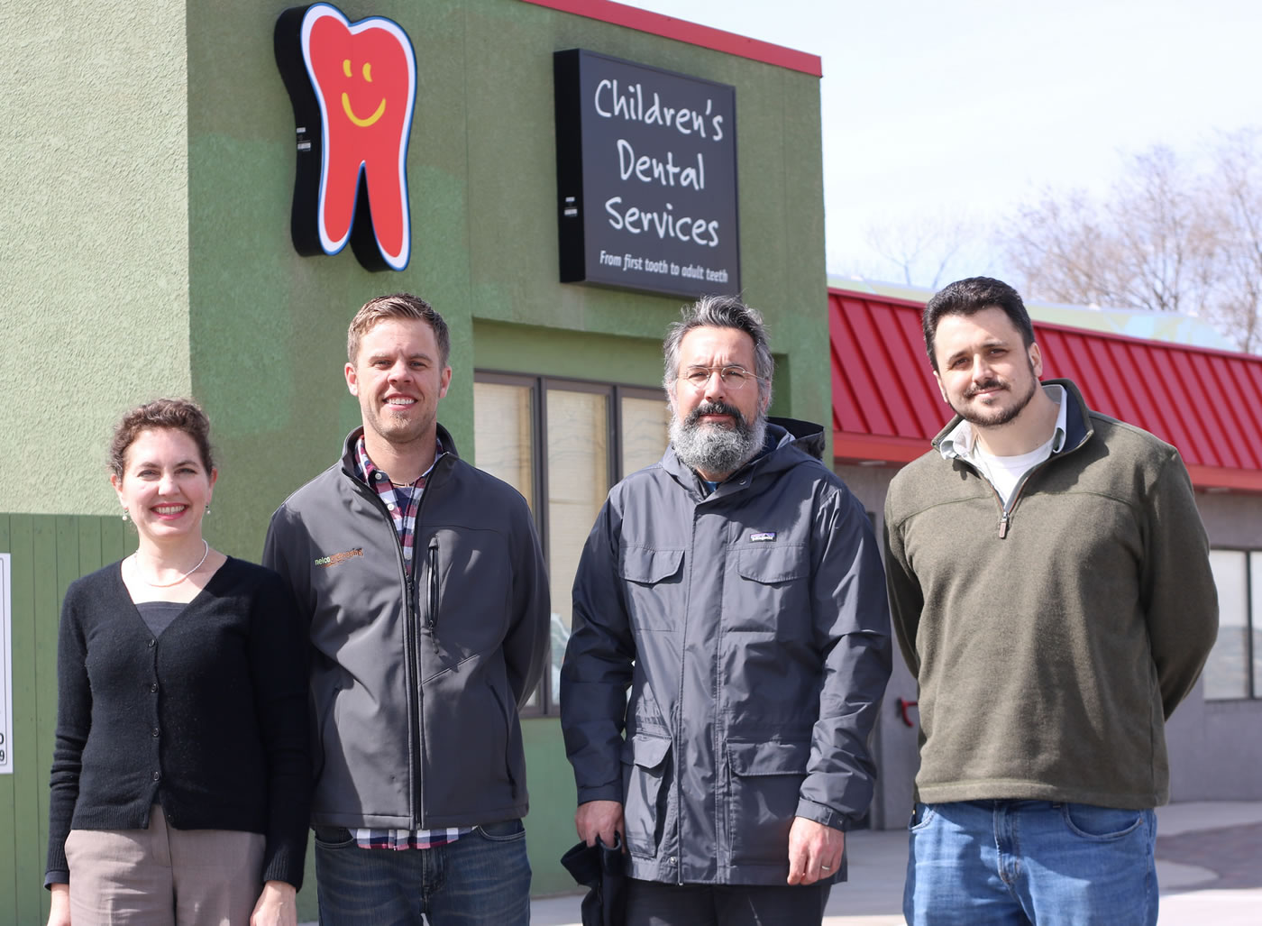 The CDS parking lot project team.