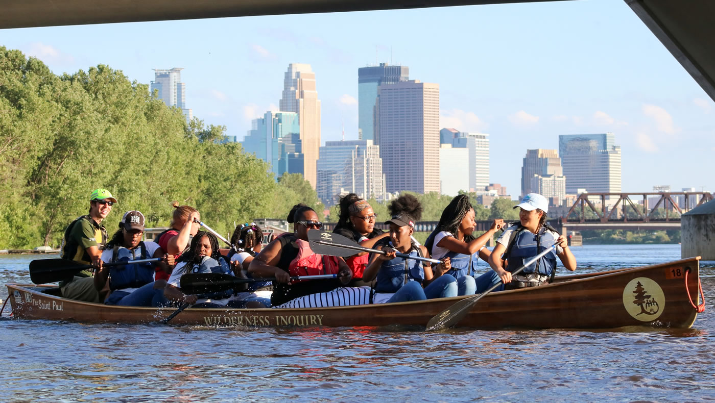 Paddlers at Share the River Nordeast 2017.