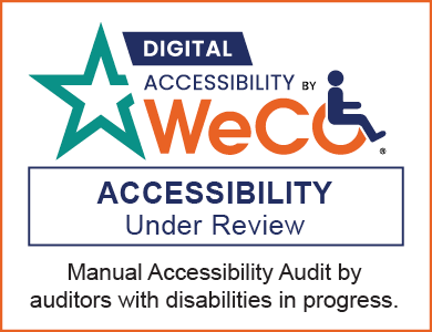 Accessibility Seal showing Review In Progress