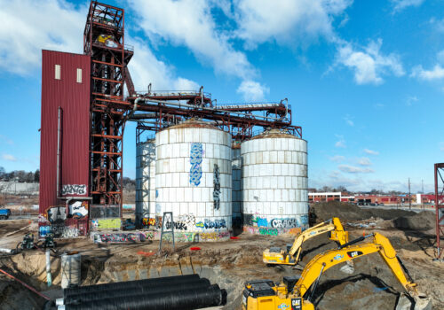 Construction Work at Upper Harbor Terminal